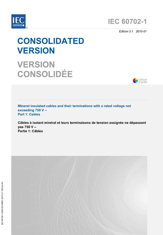 Cover IEC 60702-1:2002+AMD1:2015 CSV (Consolidated Version)